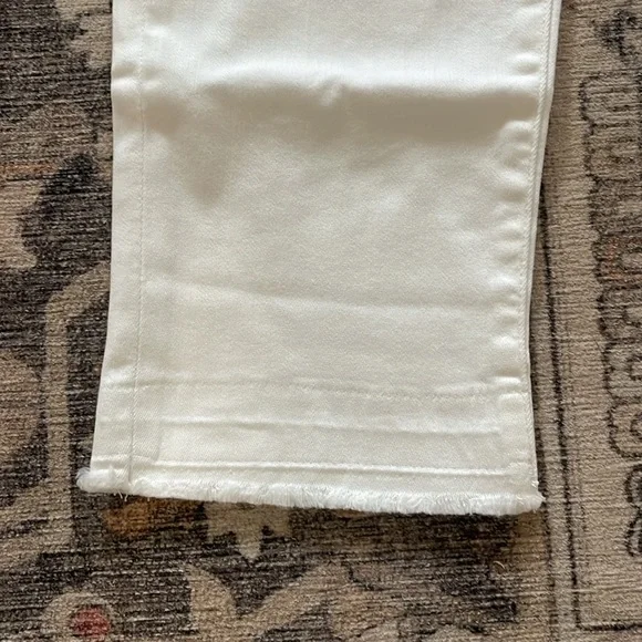 AE Ne(x)t Level Highest Rise Jegging Crop Raw Hem white jeans size 18 NWT - Picture 5 of 8